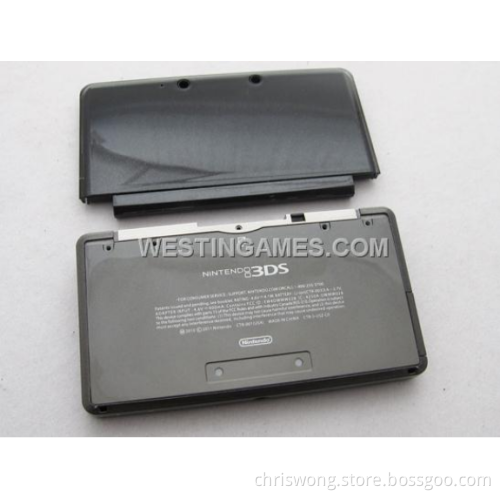 Replacement Full Housing Shell Case with Buttons and Screws for Nintendo 3DS - Cosmo Black